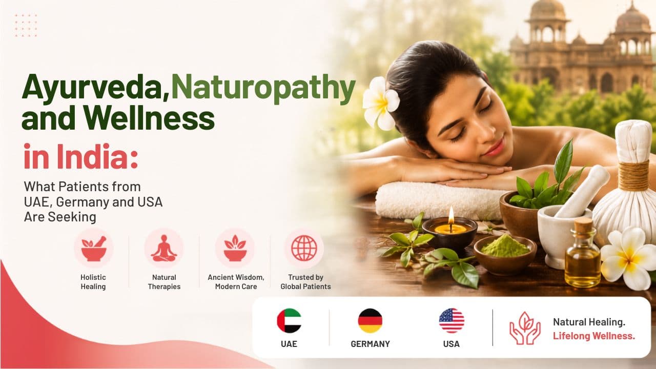 Ayurveda, Naturopathy and Wellness in India: What Patients from UAE, Germany and USA Are Seeking